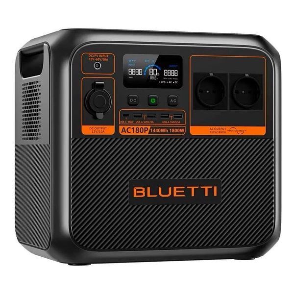 Зарядна станція Bluetti AC180P 1800 Вт 1440 Вт*год 6758789 фото