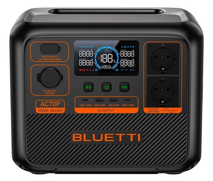 Зарядна станція BLUETTI AC70P BAC70P фото