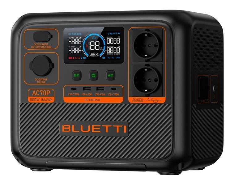 Зарядна станція BLUETTI AC70P BAC70P фото